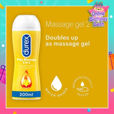 DUREX Play Massage 2 In 1 Soothing Lube (Ylang Ylang) 200ml