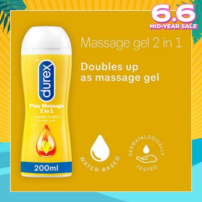 DUREX Play Massage 2 In 1 Soothing Lube (Ylang Ylang) 200ml