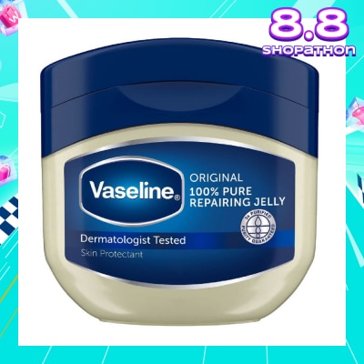 VASELINE 100% Pure Repairing Jelly Original (Skin Protectant + Protects Minor Cuts & Burns) 100ml