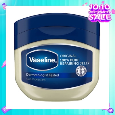 VASELINE 100% Pure Repairing Jelly Original (Skin Protectant + Protects Minor Cuts & Burns) 100ml