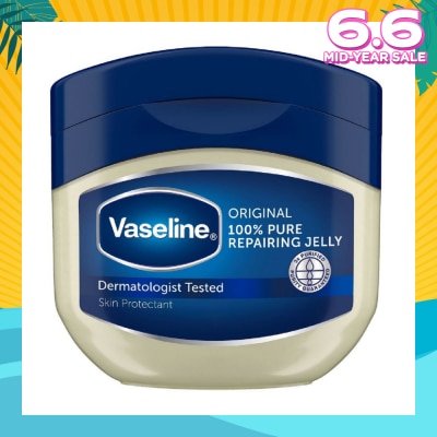 VASELINE 100% Pure Repairing Jelly Original (Skin Protectant + Protects Minor Cuts & Burns) 100ml