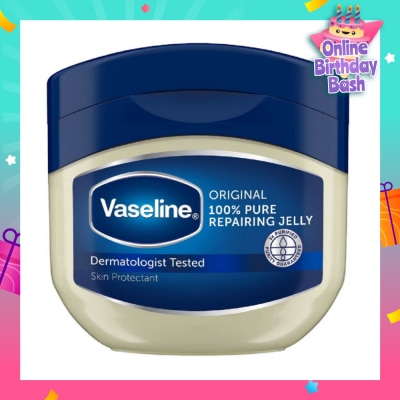 VASELINE 100% Pure Repairing Jelly Original (Skin Protectant + Protects Minor Cuts & Burns) 100ml