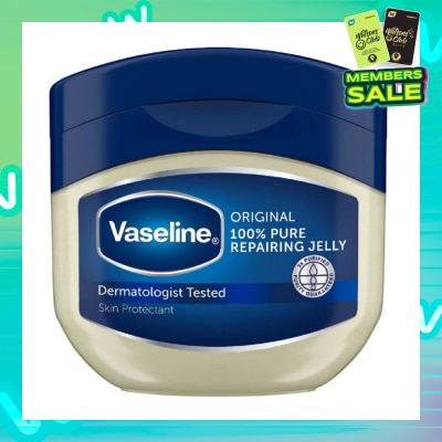 VASELINE 100% Pure Repairing Jelly Original (Skin Protectant + Protects Minor Cuts & Burns) 100ml