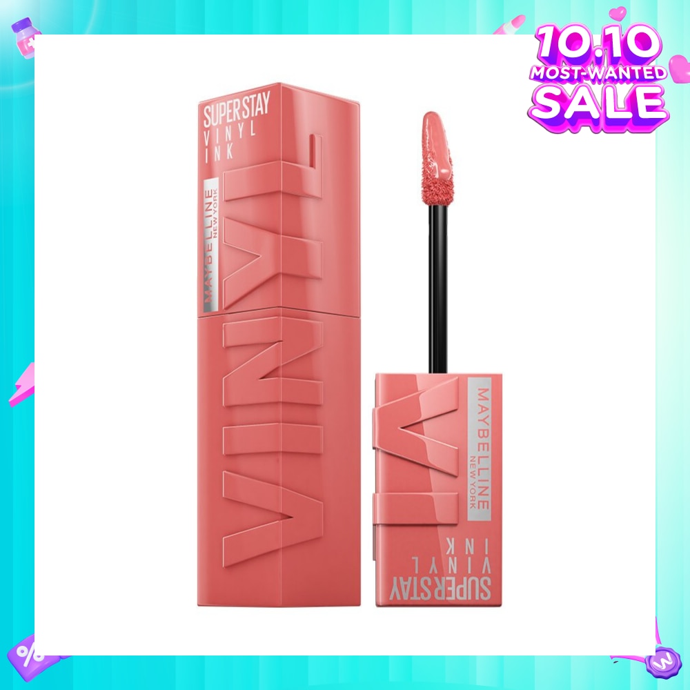 SuperStay Vinyl Ink Charmed 100 Liquid Lipstick (Smudge Proof + 16 Hours Long Wearing) 41g