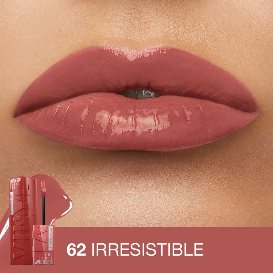 SuperStay Vinyl Ink Irrestible 62 Liquid Lipstick (Smudge Proof + 16 Hours Long Wearing) 41g