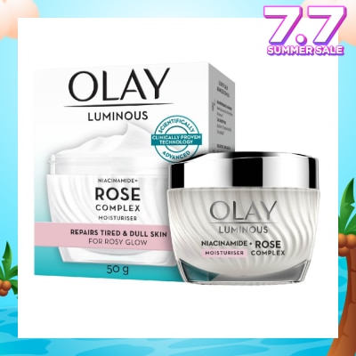 OLAY Rose Complex Moisturizer (for Rosy Glow Skin + Repairs Tired & Dull Skin) 50g