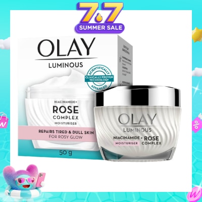OLAY - Rose Complex Moisturizer (for Rosy Glow Skin + Repairs Tired & Dull Skin) 50g