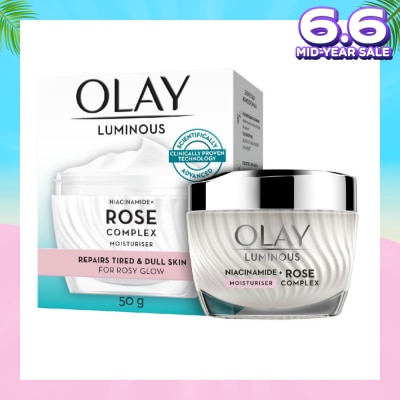 OLAY Rose Complex Moisturizer (for Rosy Glow Skin + Repairs Tired & Dull Skin) 50g