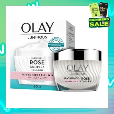 OLAY Rose Complex Moisturizer (for Rosy Glow Skin + Repairs Tired & Dull Skin) 50g