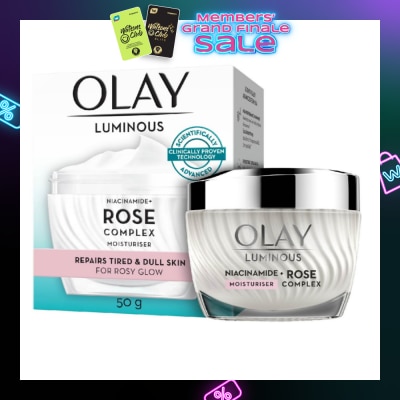 OLAY Rose Complex Moisturizer (for Rosy Glow Skin + Repairs Tired & Dull Skin) 50g