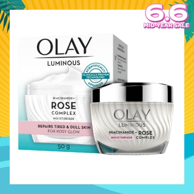 OLAY Rose Complex Moisturizer (for Rosy Glow Skin + Repairs Tired & Dull Skin) 50g