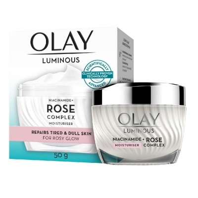 OLAY Rose Complex Moisturizer (for Rosy Glow Skin + Repairs Tired & Dull Skin) 50g