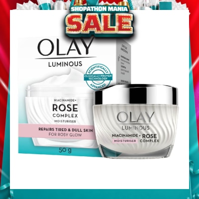 OLAY - Rose Complex Moisturizer (for Rosy Glow Skin + Repairs Tired & Dull Skin) 50g
