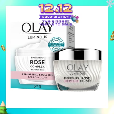 OLAY Rose Complex Moisturizer (for Rosy Glow Skin + Repairs Tired & Dull Skin) 50g