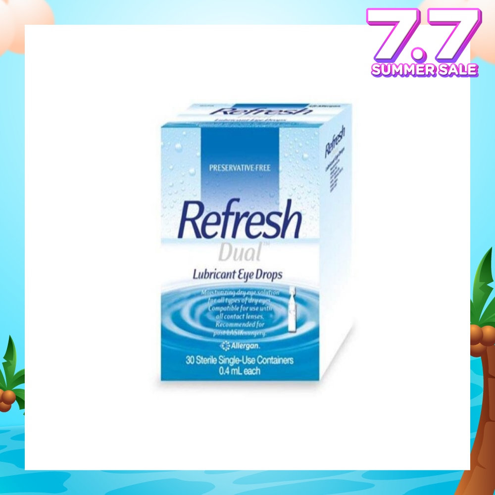 Dual Lubricant Eye Drops 0.4ml (Lubricating + Hydrating) 30s