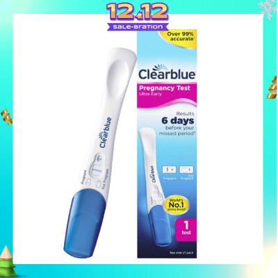 CLEARBLUE Ultra Early Pregnancy Test (Over 99% Accurate + Easy to Read Results) 1s