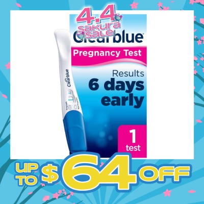 CLEARBLUE - Ultra Early Pregnancy Test (Over 99% Accurate + Easy to Read Results) 1s