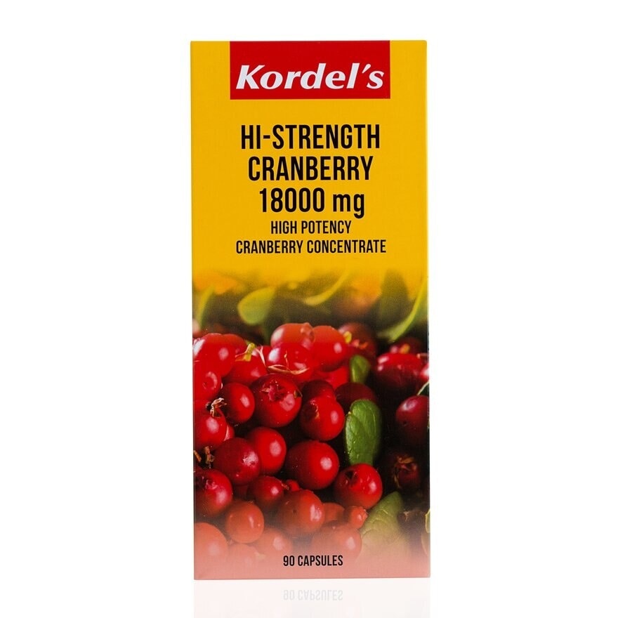 Hi-Strength Cranberry 18000 Mg Capsules (Support Urinary Tract Health) 90s