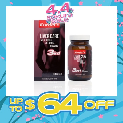 KORDEL'S - Liver Care Capsules (Support Detox Function,Healthy Liver,Detoxification And Digestion) 60s