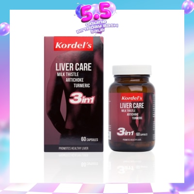 KORDEL'S - Liver Care Capsules (Support Detox Function,Healthy Liver,Detoxification And Digestion) 60s