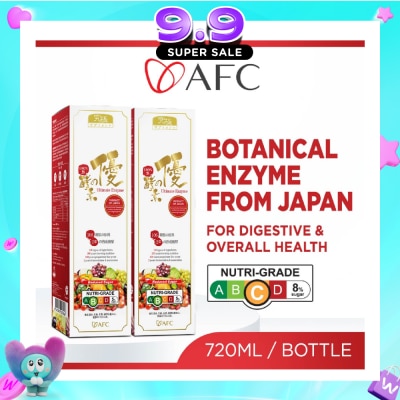 AFC - Ultimate Enzyme Nutritional Support Drink Twin Pack (Natural Detox, Digestion, Slimming, Energy, Immune & Skin Health) 720ml x 2s image