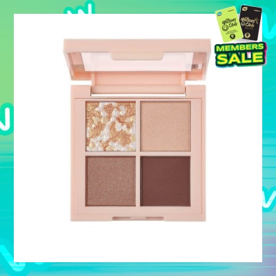 REVLON Dazzle Eyeshadow Quad Palette 001 Glazing Brown 1s (Expiry: May`2026)