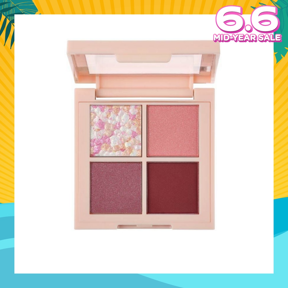 Dazzle Eyeshadow Quad Palette 003 Vintage Rose 1s (Expiry: Dec`2025)