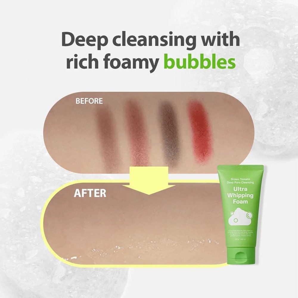 Green Tomato Deep Pore Cleansing Ultra Whipping Foam 120g