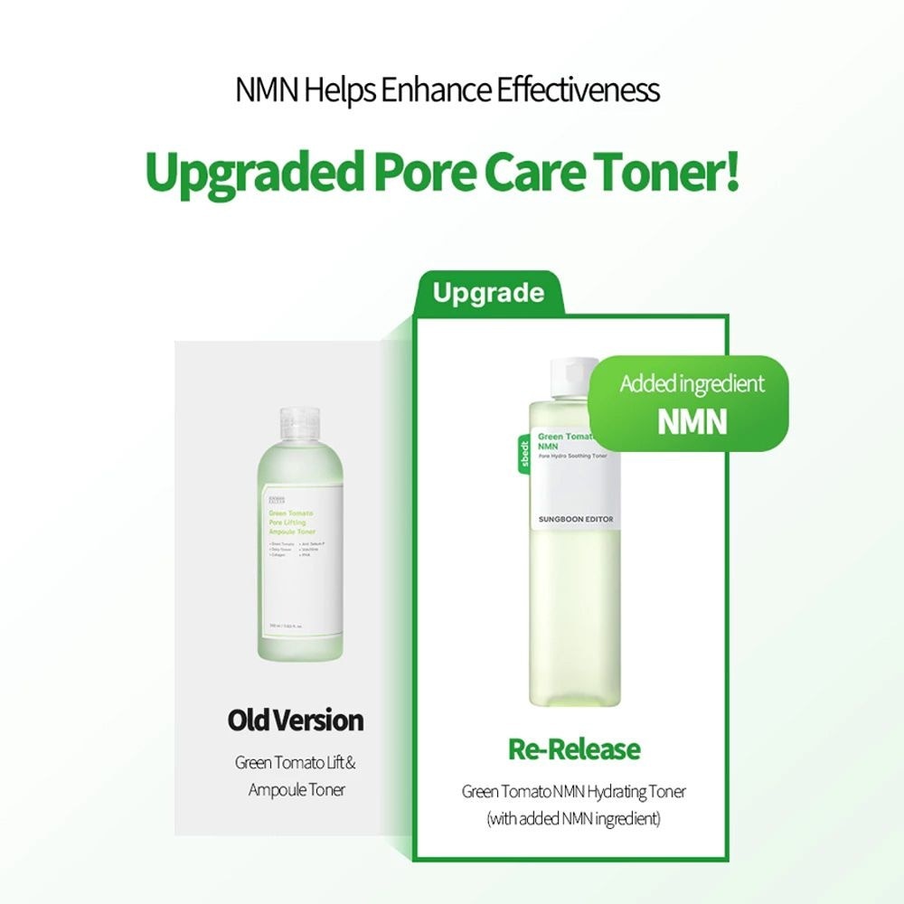Green Tomato NMN Pore Hydro Sooting Toner 350ml
