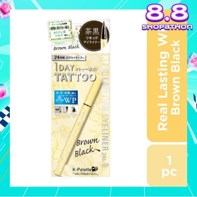 K-PALETTE Waterproof Real Lasting Eyeliner Spring Limited Collection (Brown Black) 1s