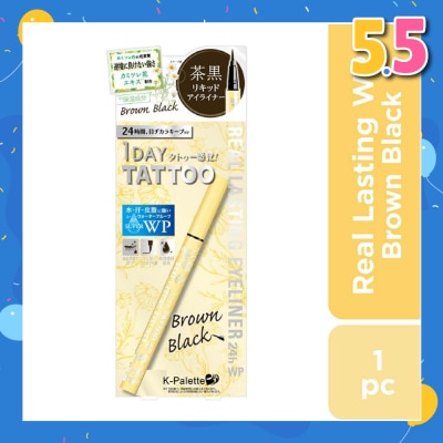 K-PALETTE Waterproof Real Lasting Eyeliner Spring Limited Collection (Brown Black) 1s