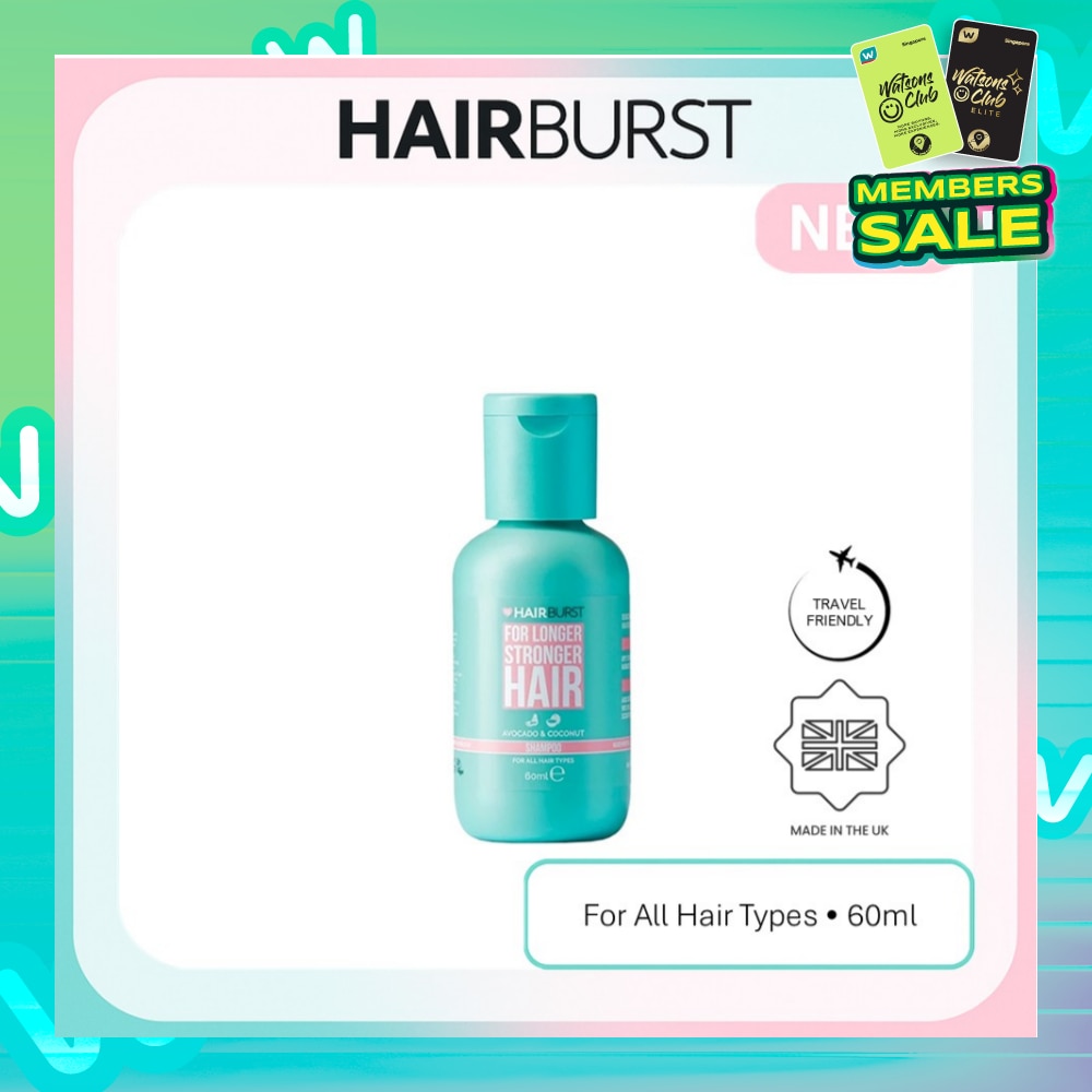Mini Shampoo (Hair Growth Vitamins, Now In A Handy Mini Travel Size) 60ml