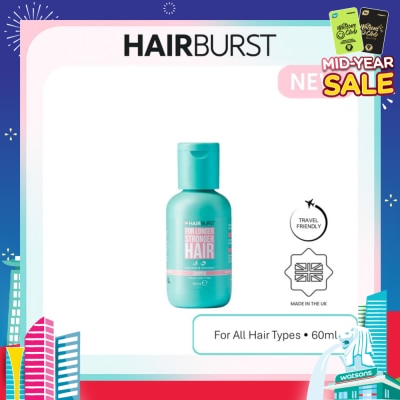 HAIRBURST Mini Shampoo (Hair Growth Vitamins, Now In A Handy Mini Travel Size) 60ml