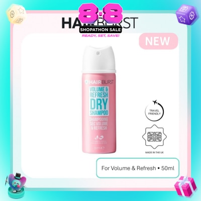 HAIRBURST - Dry Shampoo (Leaves Hair Looking Thicker And Revitalised) 50ml