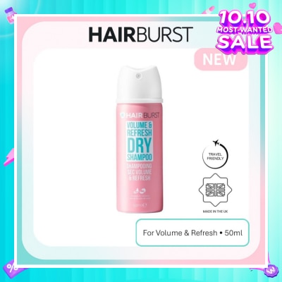 HAIRBURST Dry Shampoo (Leaves Hair Looking Thicker And Revitalised) 50ml