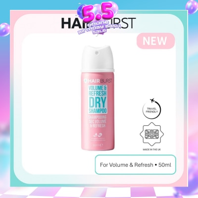 HAIRBURST - Dry Shampoo (Leaves Hair Looking Thicker And Revitalised) 50ml
