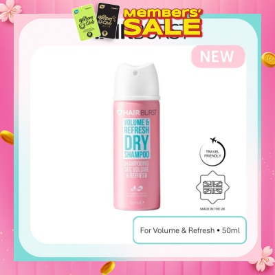 HAIRBURST Dry Shampoo (Leaves Hair Looking Thicker And Revitalised) 50ml