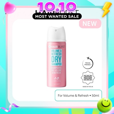 HAIRBURST Dry Shampoo (Leaves Hair Looking Thicker And Revitalised) 50ml image