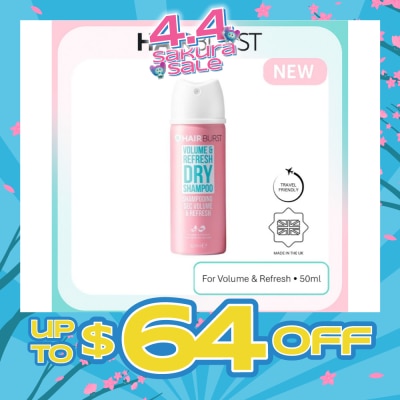 HAIRBURST - Dry Shampoo (Leaves Hair Looking Thicker And Revitalised) 50ml