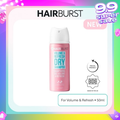 HAIRBURST Dry Shampoo (Leaves Hair Looking Thicker And Revitalised) 50ml