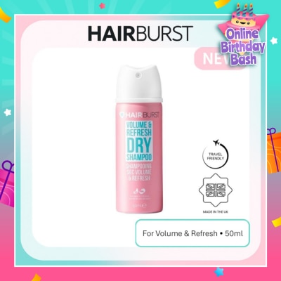 HAIRBURST Dry Shampoo (Leaves Hair Looking Thicker And Revitalised) 50ml