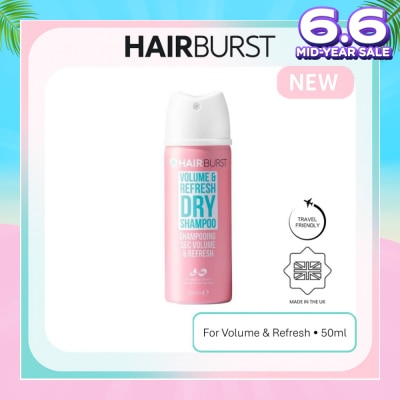 HAIRBURST Dry Shampoo (Leaves Hair Looking Thicker And Revitalised) 50ml