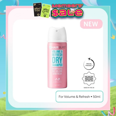 HAIRBURST - Dry Shampoo (Leaves Hair Looking Thicker And Revitalised) 50ml