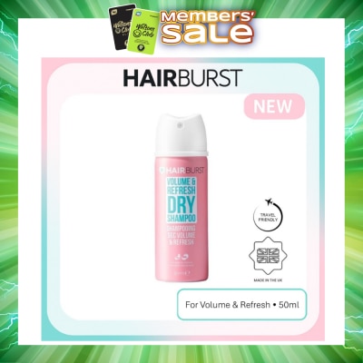 HAIRBURST - Dry Shampoo (Leaves Hair Looking Thicker And Revitalised) 50ml