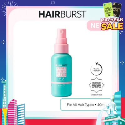 HAIRBURST Mini Elixir (For Women), Leave In Elixir To Boost Volume And Add Thickness 40ml