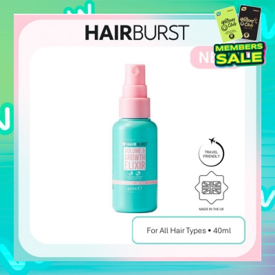 HAIRBURST Mini Elixir (For Women), Leave In Elixir To Boost Volume And Add Thickness 40ml
