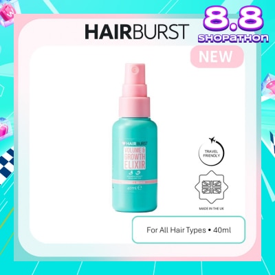 HAIRBURST Mini Elixir (For Women), Leave In Elixir To Boost Volume And Add Thickness 40ml