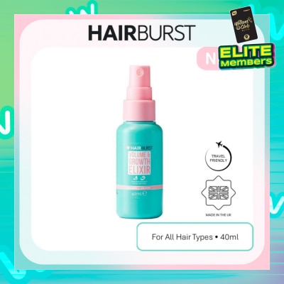 HAIRBURST Mini Elixir (For Women), Leave In Elixir To Boost Volume And Add Thickness 40ml