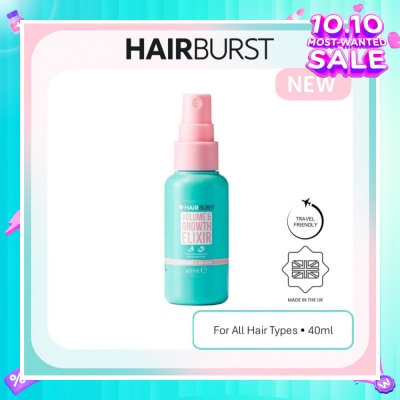 HAIRBURST Mini Elixir (For Women), Leave In Elixir To Boost Volume And Add Thickness 40ml (Expiry: Jun`2026)