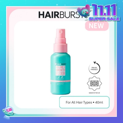 HAIRBURST Mini Elixir (For Women), Leave In Elixir To Boost Volume And Add Thickness 40ml (Expiry: Jun`2026)